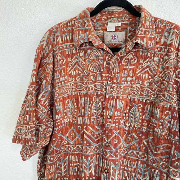 The Territory Ahead Shirt Men’s XL Hawaiian Print Button Down Short Sleeve - Picture 2 of 8